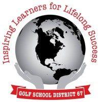 golf school district 67 logo image