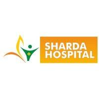 sharda hospital logo image