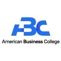 american business college logo image