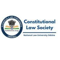 constitutional law society, national law university odisha logo image