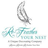 re-feather your nest decorating logo image