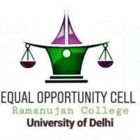 equal opportunity cell, ramanujan college logo image