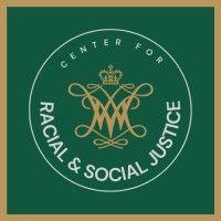 william & mary center for racial & social justice logo image