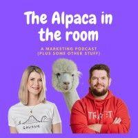 the alpaca in the room podcast logo image