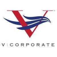 v corporate logo image