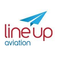 line up aviation logo image