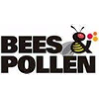 bees and pollen logo image