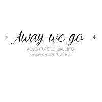 away we go travel blog logo image