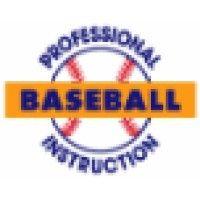 professional baseball instruction logo image