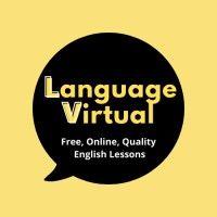 language virtual logo image