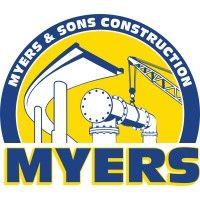 myers & sons construction logo image