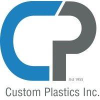 custom plastics, inc. logo image