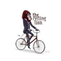 the cycling lion logo image