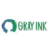 gray ink logo image