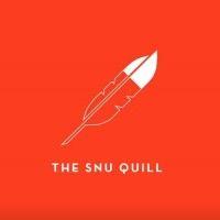 서울대학교 영자신문사 the snu quill logo image