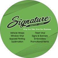 signature graphix and signs logo image