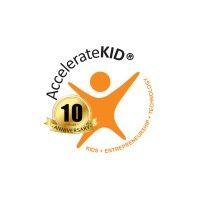 acceleratekid®, kids+entrepreneurship+tech logo image