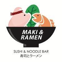 maki & ramen logo image