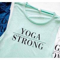 yoga strong foundation logo image