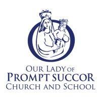 our lady of prompt succor catholic church logo image