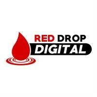 red drop digital logo image