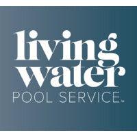 living water pool service logo image