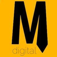 m digital logo image