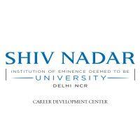 career development center, shiv nadar institution of eminence logo image