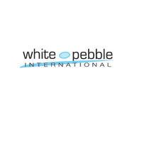 white pebble international logo image