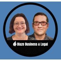 blaze business & legal logo image