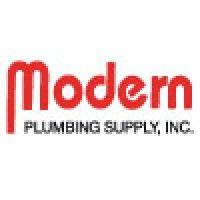 modern plumbing supply logo image