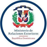 ministerio de relaciones exteriores república dominicana logo image