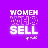 women who sell logo image