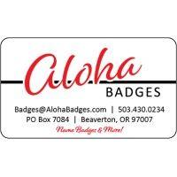 aloha badges logo image