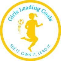 girls leading goals logo image