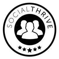 social thrive, a hawke media company logo image