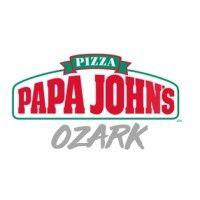 ozark pizza company, dba papa john's pizza logo image