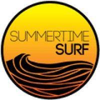 summertime surf logo image