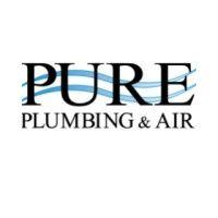 pure plumbing & air logo image