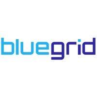 blue grid logo image