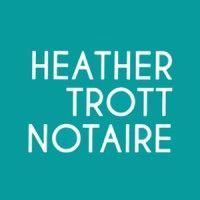 heather trott notary logo image