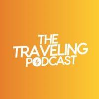 the traveling podcast logo image