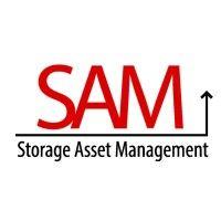 storage asset management logo image