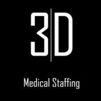 3d medical staffing logo image