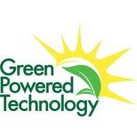 green powered technology logo image