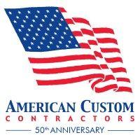 american custom contractors logo image