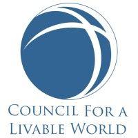 council for a livable world logo image