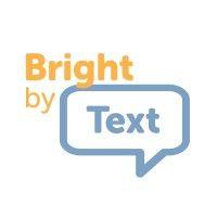 bright by text logo image