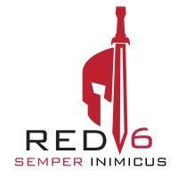 red six solutions, llc (red 6) logo image