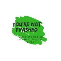 you're not finished® logo image